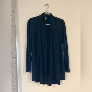 Bobeau Black Cardigan - Very Soft - Size Medium